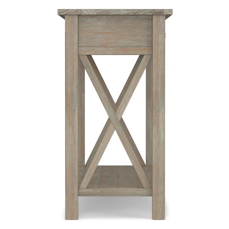WYNDENHALL Waterloo SOLID WOOD 47 inch Wide Contemporary Console Sofa Table - 47.4 Inches wide