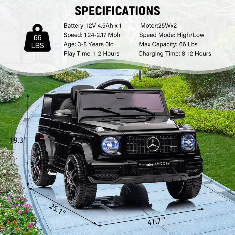Electric Licensed Mercedes-Benz Ride on Toy Car for Kids Best Gifts