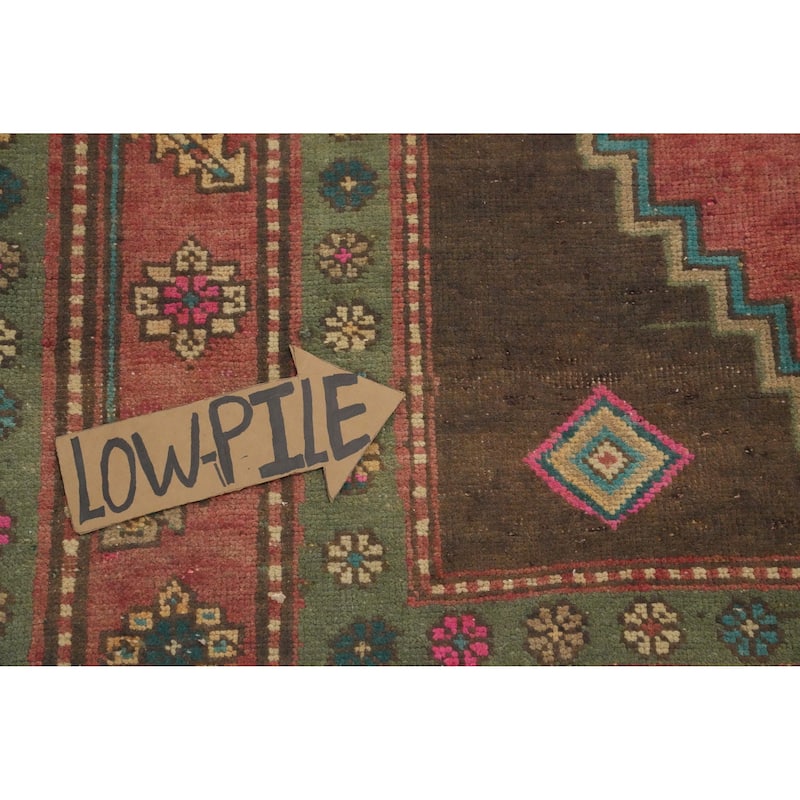 Hand Knotted Oriental 100% Wool Carpet Traditional Tribal Pink Ardebil Area Rug - 6' 6'' X 4' 6''
