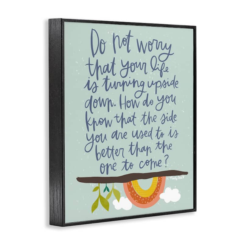 Stupell Hopeful Encouraging Phrase Framed Giclee Art Design By Mandy Ford Art + Illustration