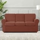 preview thumbnail 50 of 83, Subrtex 7-Piece Stretch Sofa Slipcover Sets with 3 Backrest Cushion Covers and 3 Seat Cushion Covers Brick