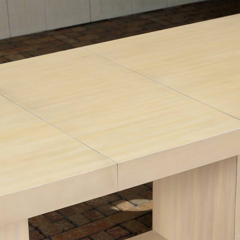 Contemporary 6-Piece 78" Extendable Pedestal Dining Table Set with 18" Leaf, Bench, and 4 Upholstered Chairs