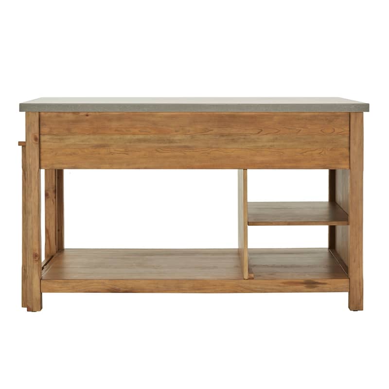 Tali Reclaimed Look Extendable Kitchen Island by iNSPIRE Q Classic