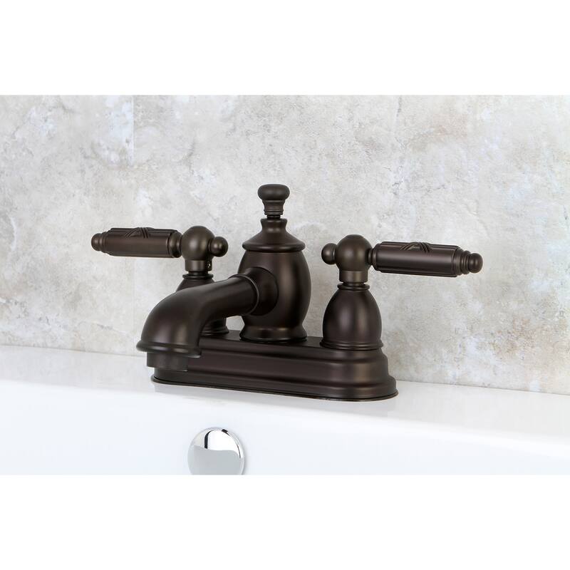 Kingston Brass Georgian 1.2 GPM Centerset Bathroom Faucet with Pop-Up