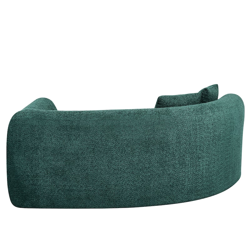 Christopher Knight Home - Curved Modular 110" Upholstered Sectional Sofa