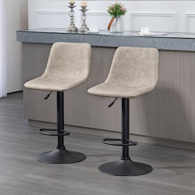 Adjustable Counter Height Bar Stools Set of 2