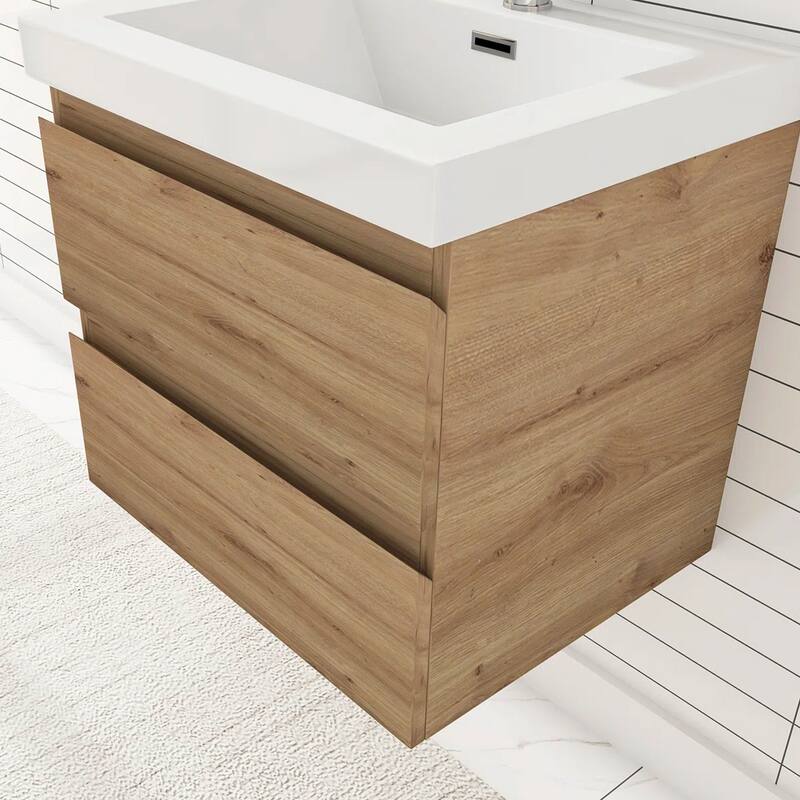 Floating Bathroom Vanity with Resin Top