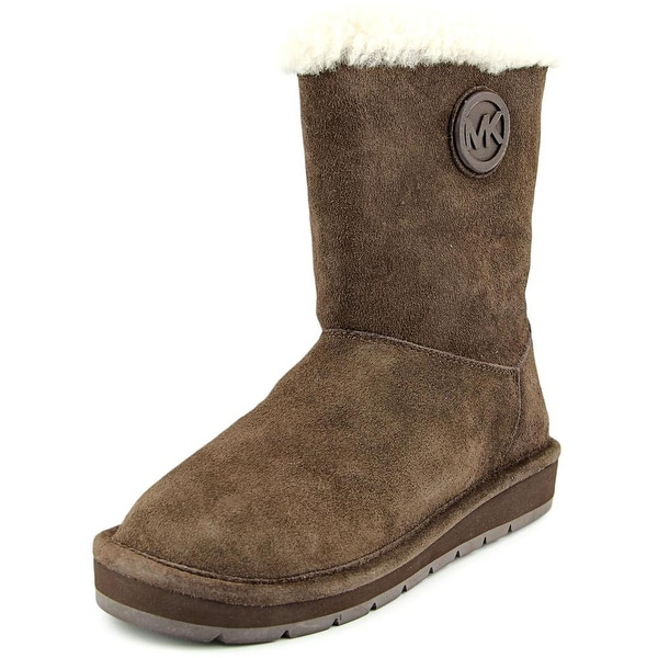 Michael Michael Kors Winter Mid Boot Round Toe Suede Winter Boot