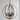 Farmhouse 4-Light Foyer Pendant Lights Faux Wood Globe Chandelier for Dining Room - W 20"x H 22"