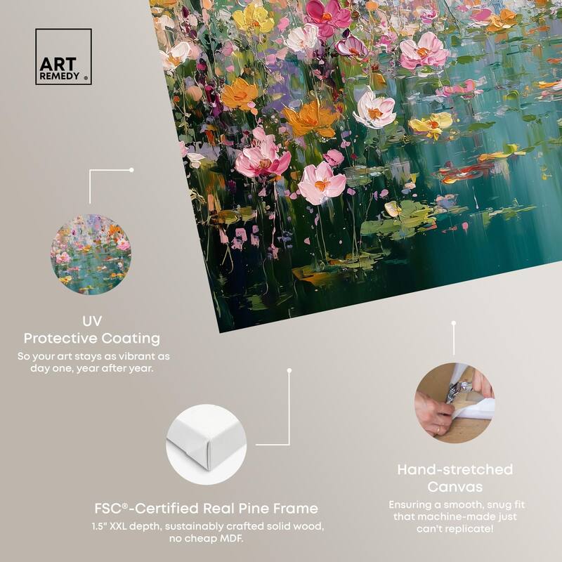 Picturesque Colors Canvas by Art Remedy, Gallery Wrapped