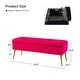 preview thumbnail 99 of 137, HULALA HOME Neptunus Modern 45.5" W Velvet Bedroom Storage Bench for End of Bed with Nailhead Trim