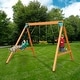 preview thumbnail 2 of 4, Swing-N-Slide Wooden A-Frame Swing Set from Swing-N-Slide