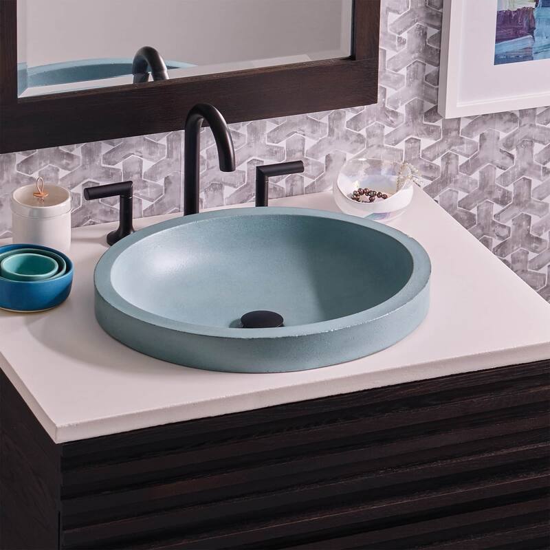 Native Trails Tolosa 19" Single Basin NativeStone Bathroom Sink for