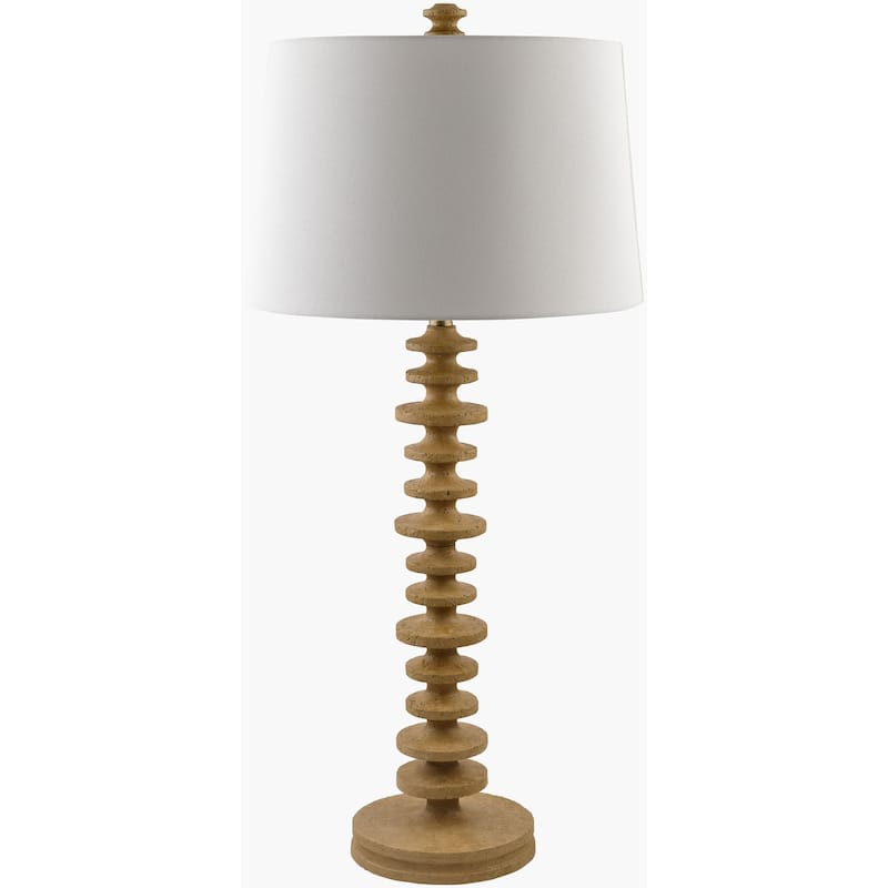 Livabliss x Galey Alix Merrill Modern Bevel Table Lamp - 37"H x 17"W x 17"D