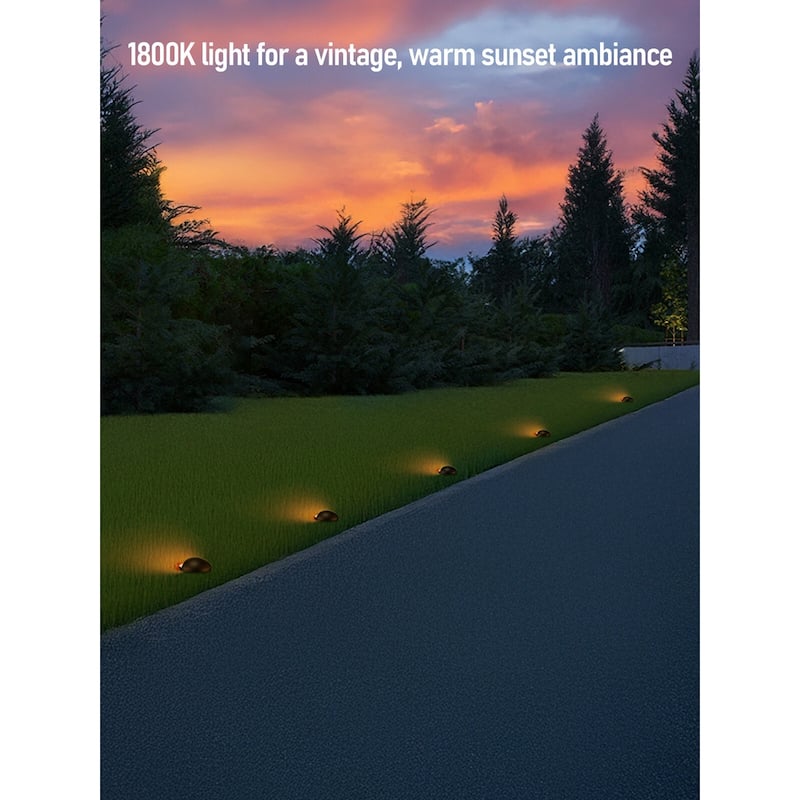 LED 5W 5CCT Well Lights, Inground Landscape Lighting, 12-24V AC/DC Low Voltage