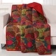 preview thumbnail 4 of 9, Greenland Home Fashions Jewel 100% Cotton Kantha-Quilted Boho Floral Throw Blanket