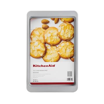 KitchenAid Nonstick 10x15-in Baking Sheet, Silver