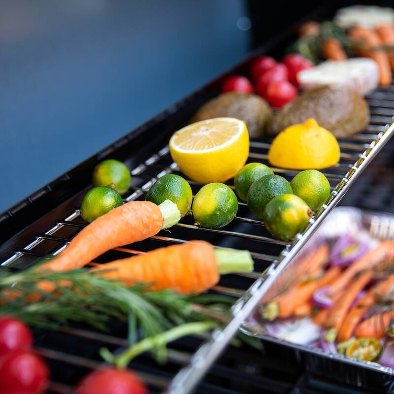 Royal Gourmet 6-Burner Gas Grill with Sear & Side Burner, coffee