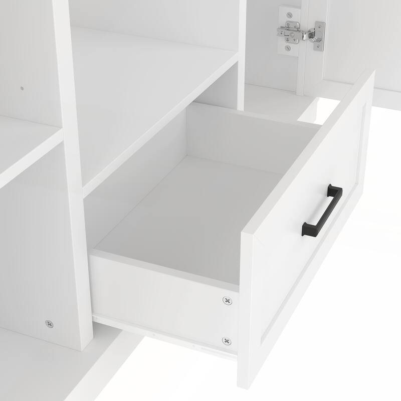 85.2in H Hall Tree with Bench and 3 Hooks for Entryway and Living Room