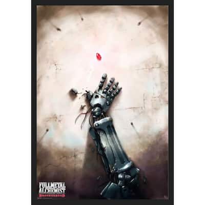 Fullmetal Alchemist Philosophers Stone Framed Poster - 24 x 36 Inch