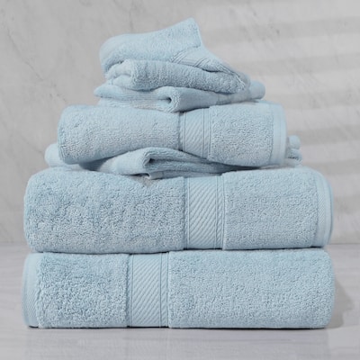 Superior Egyptian Cotton Pile Heavyweight 6-Piece Towel Set