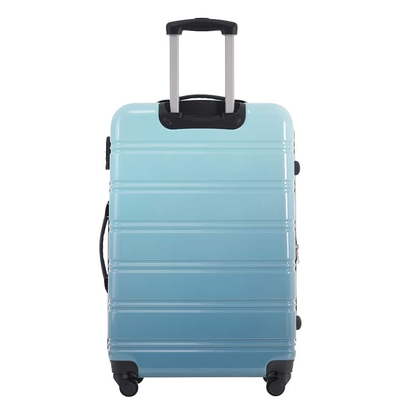 Hardshell Luggage Sets 3 Piece Gradient Color Expandable Suitcase with Spinner Wheels and TSA Lock Lightweight 20" 24" 28"