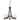 Lavery Parsons Studio Smoked Iron & White Glass 5 Light Chandelier
