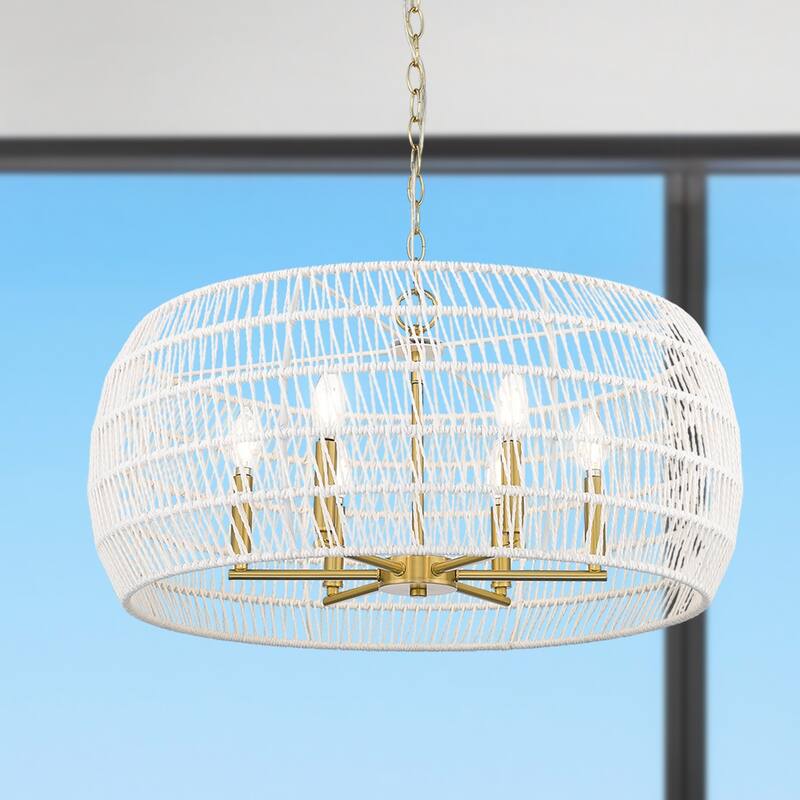 Ellie 27.13" Wide 6-Light Chandelier