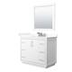 Option White / Giotto Quartz Top / Brushed Nickel