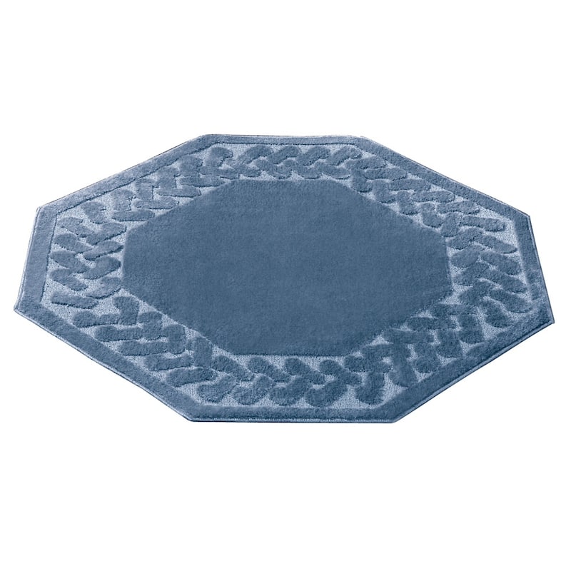 Herringbone Trim Skid-Resistant Backing Accent Rugs