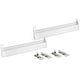 preview thumbnail 1 of 0, Rev-A-Shelf 6542-14-52 Sink Classics Pack of (2) 14"W Polymer Slim Tip White