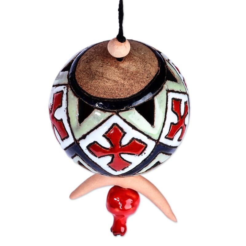 Novica Handmade Palatial Daghdghan Ceramic Wall Decor