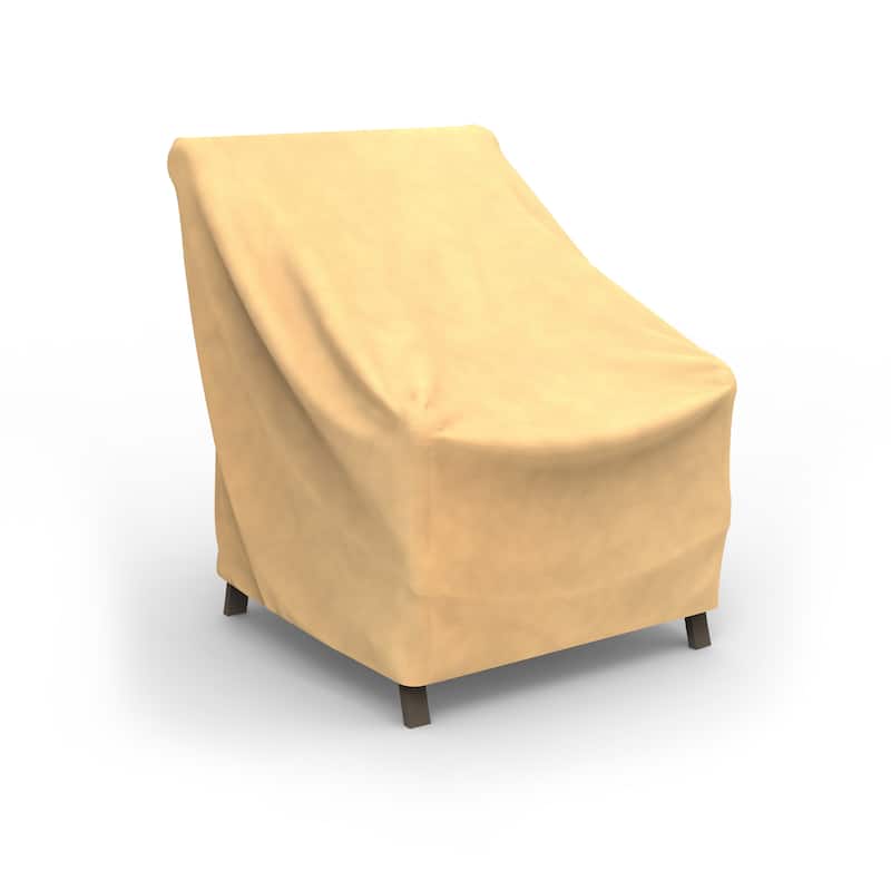 Budge Water-Resistant Outdoor Patio Chair Cover, All-Seasons, Nutmeg, Multiple Sizes - Large - 34"H x 36"W x 41" Deep