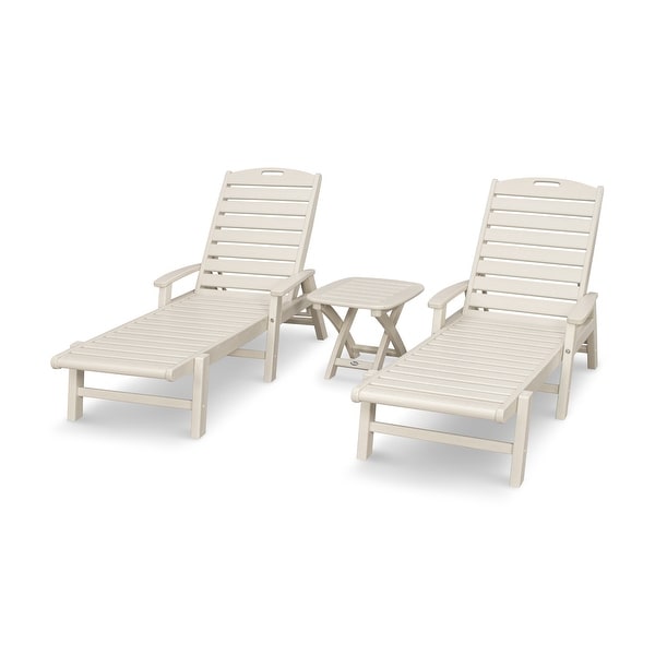 Shop Trex Outdoor Furniture Yacht Club 3 Piece Chaise Set Overstock 31288979