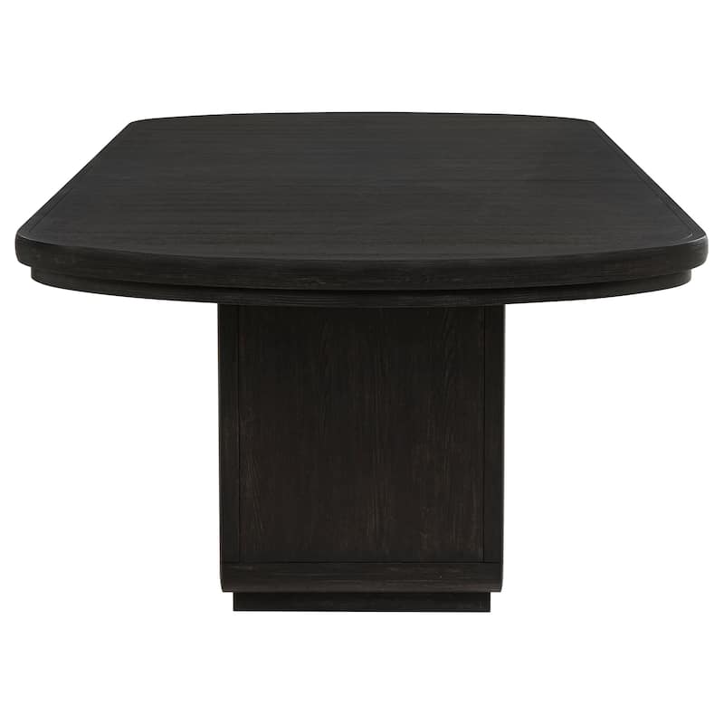 Leandro 78-inch Extension Dining Room Table Burnished Black