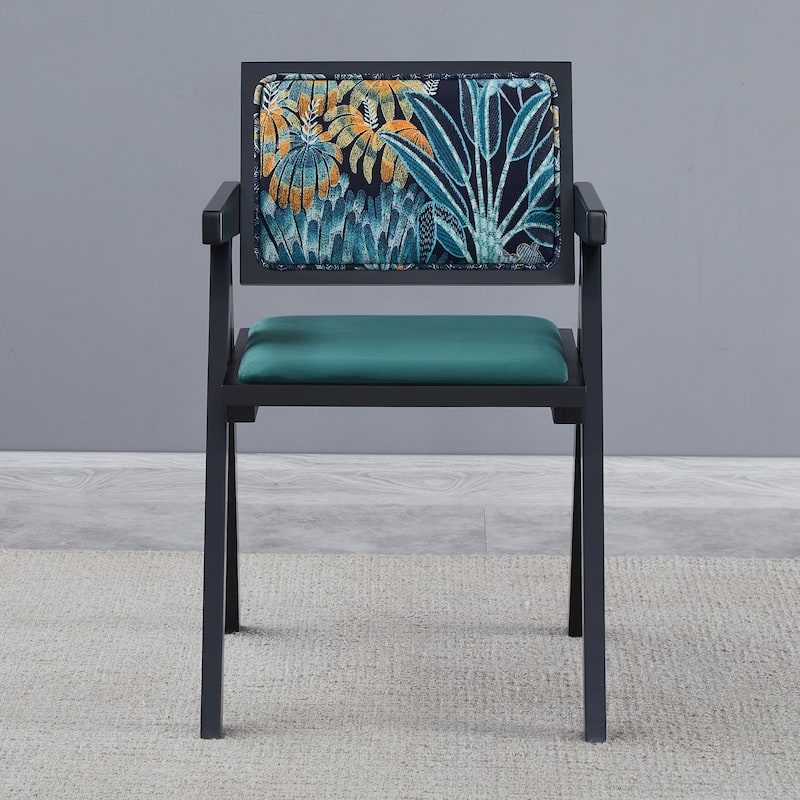 Armrest Solid Wood Dining Chair, Living Room Chair