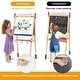 preview thumbnail 6 of 9, Costway All-in-One Wooden Kid's Art Easel Height Adjustable Paper Roll - See Details
