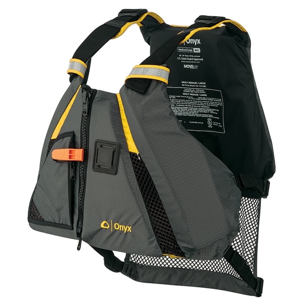 Onyx movement dynamic paddle sports life vest xl/2xl yellow 122200-300-060-18