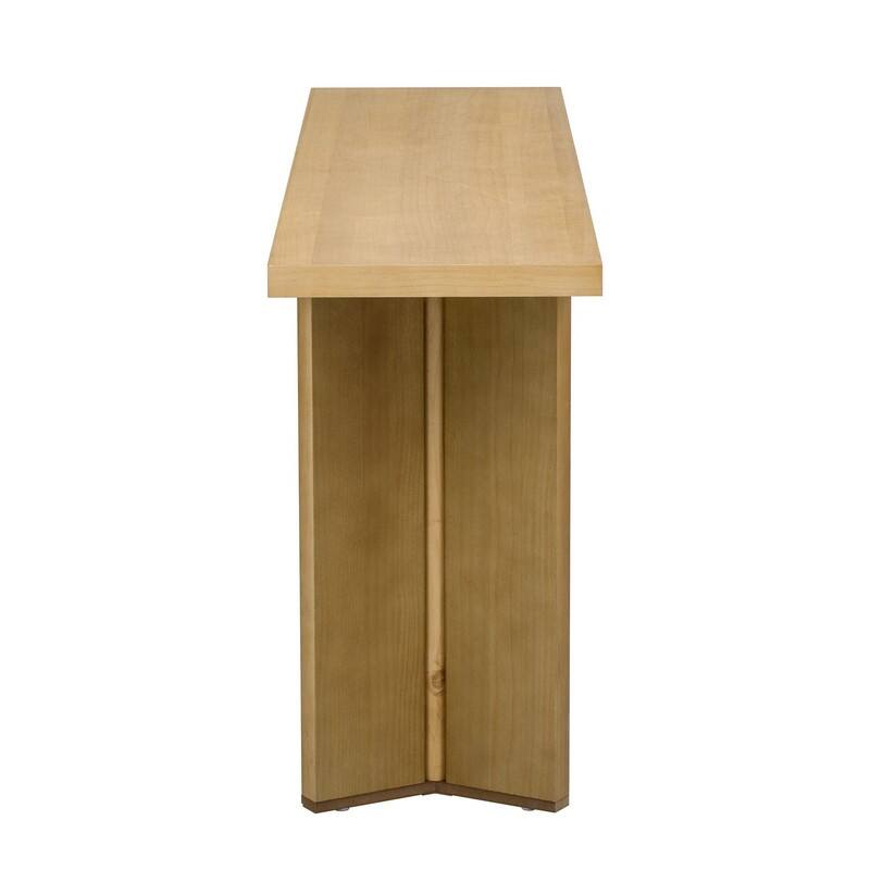 63" Console Table with Pine Wood for Living Room Study or Dining Room