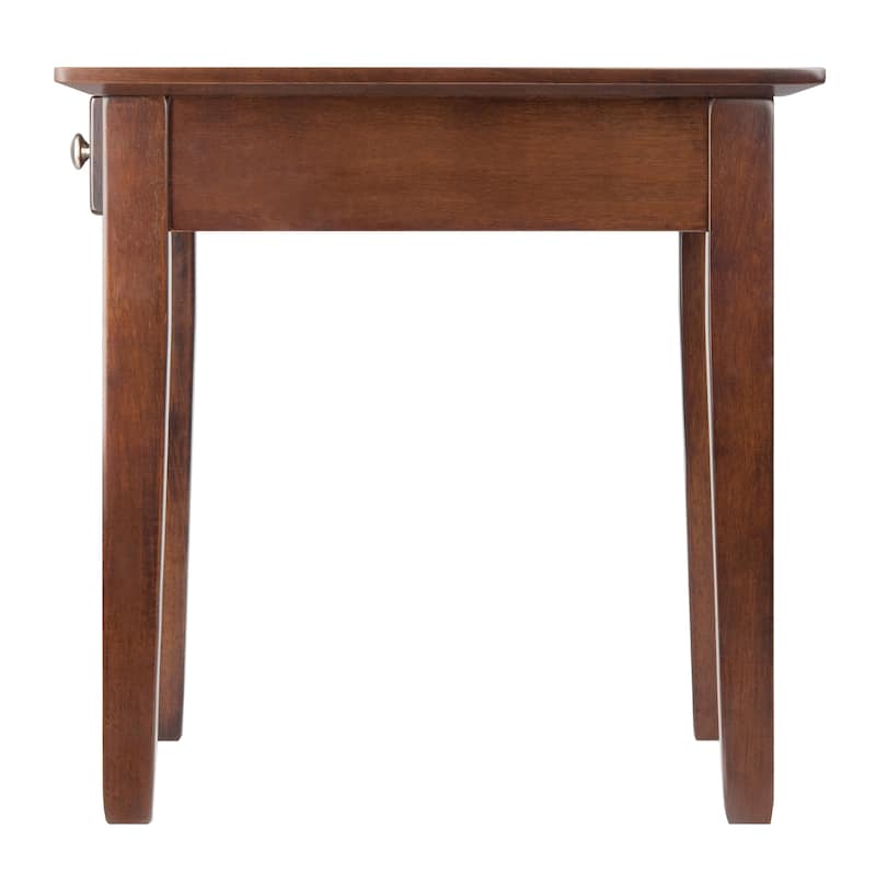 Rochester End Table, Walnut - 20 x 20 x 20 inches
