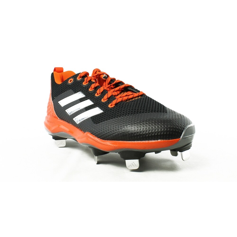 Shop Adidas Mens Power Alley 5 Black Baseball Cleats Size 8