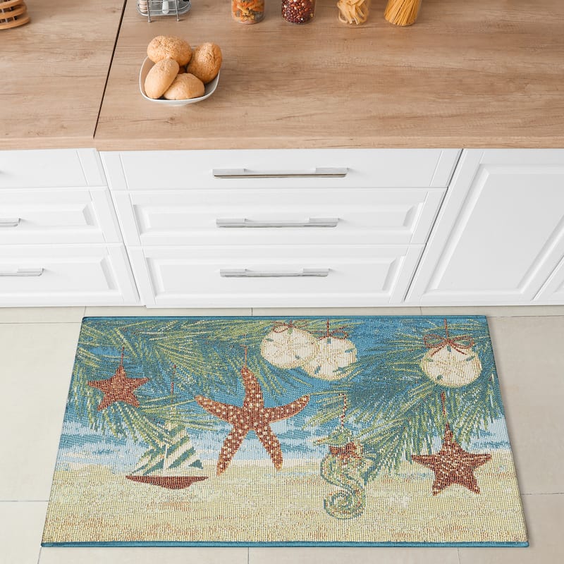Liora Manne Esencia Coastal Ornaments Indoor/Outdoor Mat