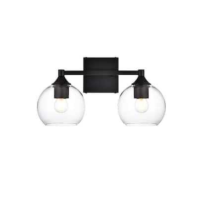 Elegant Lighting LD7308W16 Eero 2 Light 16" Wide Vanity Light