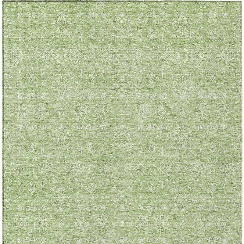 HomeRoots Floral Transitional Rectangle Outdoor Rug