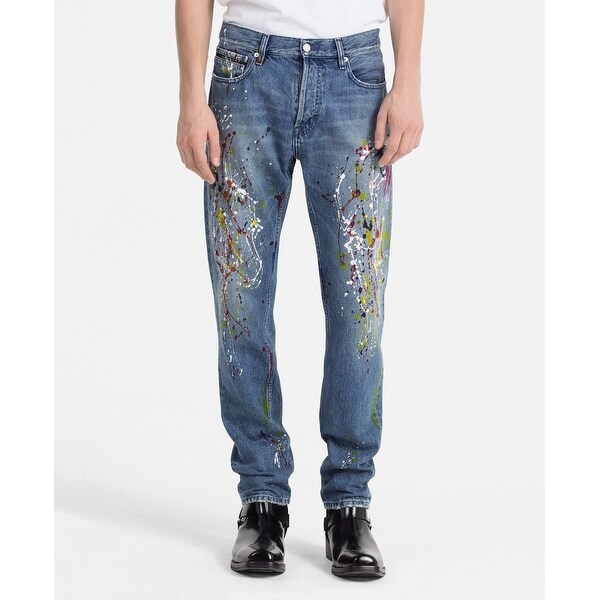 splatter jeans mens