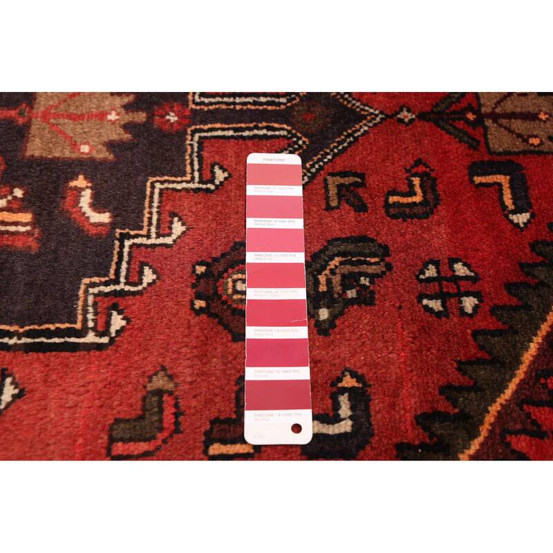 ECARPETGALLERY Hand-knotted Andelz Red Wool Rug - 3'3 x 5'3