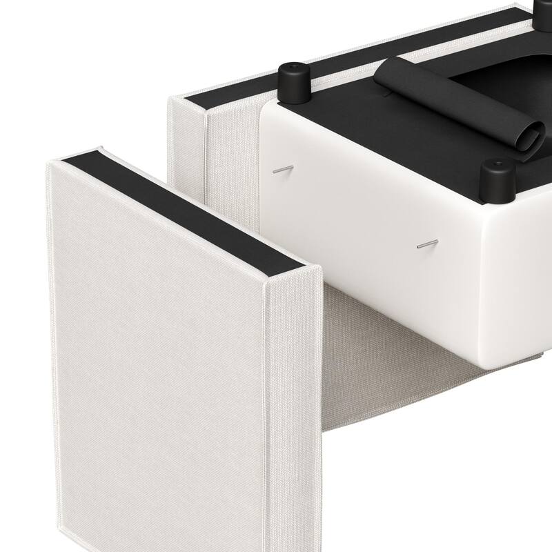 GDFStudio - Eliora Modern Linen Upholstered Accent Sofa Chair with Soft & Breathable Seat Cushion Support - 25.2"W