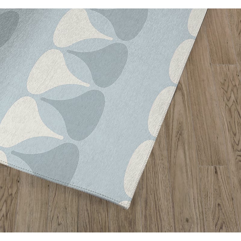 DEW DROPS LIGHT BLUE Kitchen Mat By Becky Bailey Bed Bath & Beyond