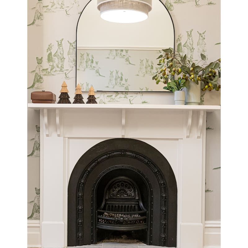 BECKI OWENS Set of 3 Woven Plastic Christmas Trees Décor - Plastic