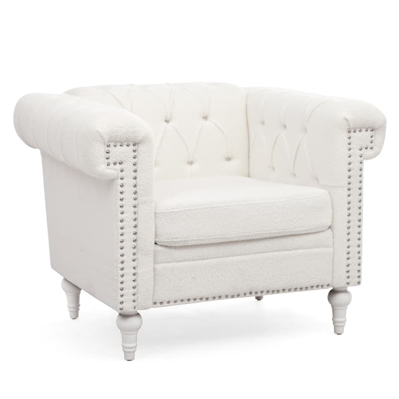 1 Seater Sofa For Living Room,Soft PU leather fabric, easy to clean